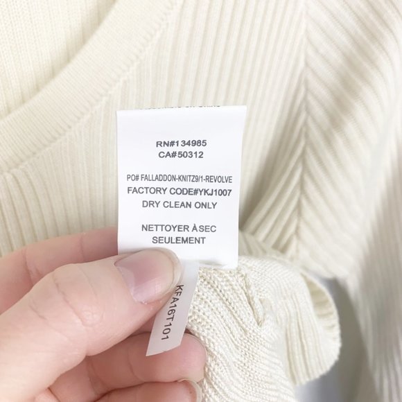 For Love And Lemons Knitz | Delancey Top Cream - Picture 6 of 8